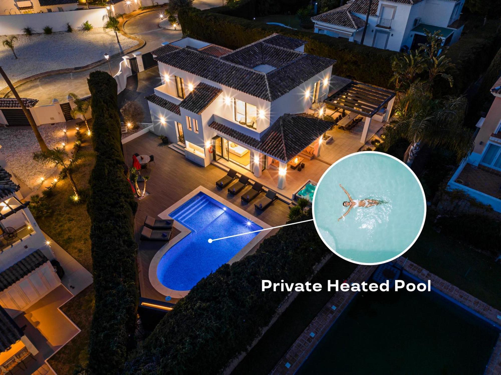 Vacation Marbella I Villa Lina, Golf Valley, Private Heated Pool, Jacuzzi, Close To The Marina Bagian luar foto